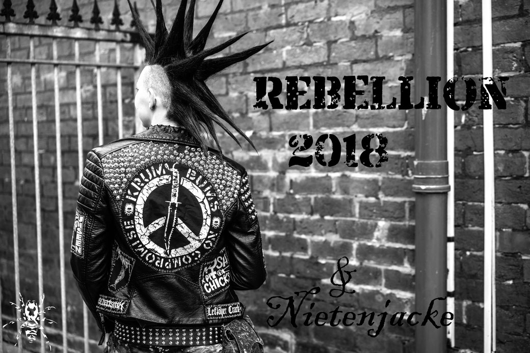 Rebellion Festival 2018 und Nietenjacke - Punk in Blackpool - Zebraspider DIY Anti-Fashion Blog