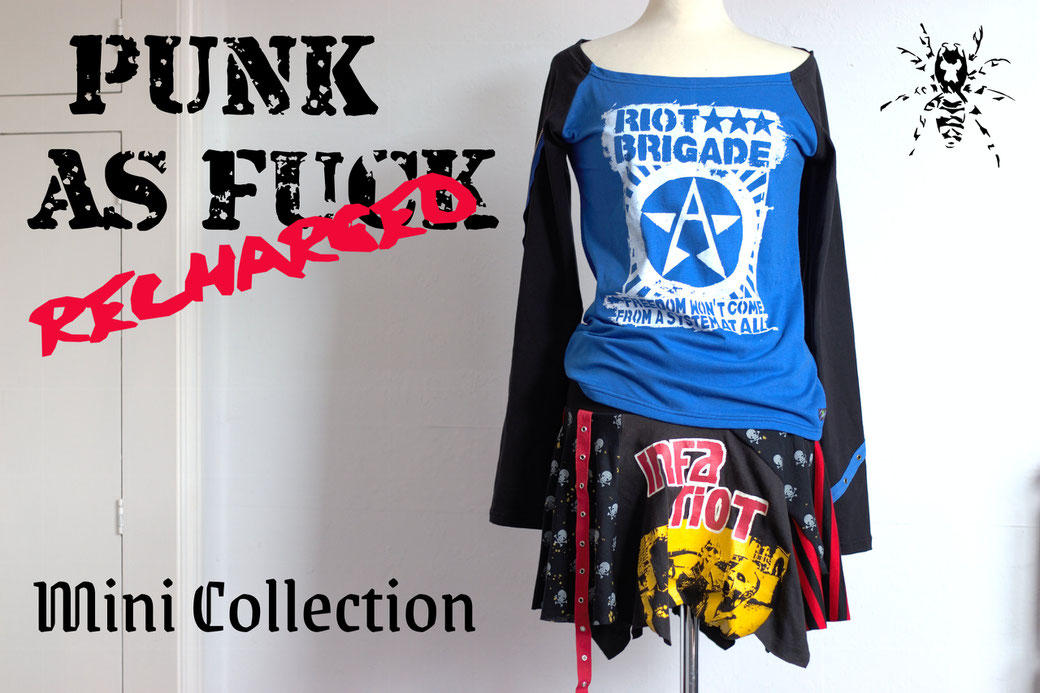 Punk as Fuck Recharged Mini Collection - Zebraspider Eco Anti-Fashion