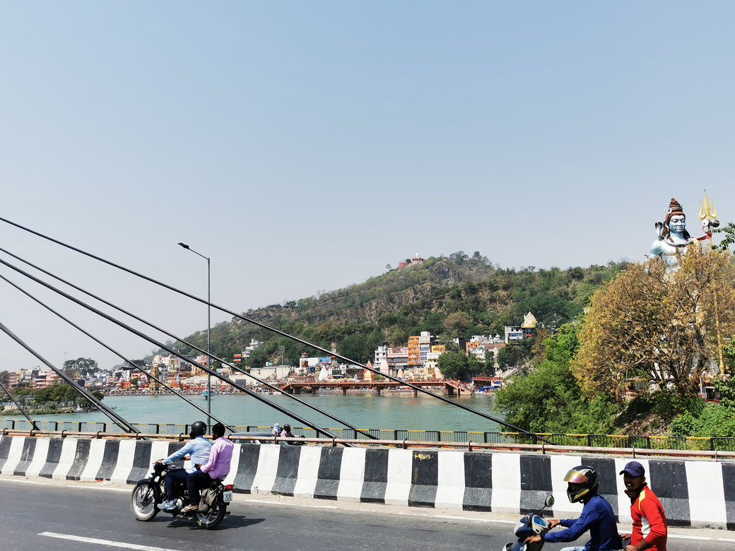 Blick auf Haridwar