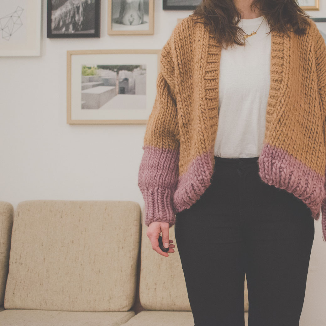 Free Knitting Pattern Make Your Own Chunky Cardigan