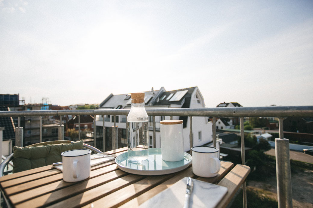 Frühstück auf der Terrasse