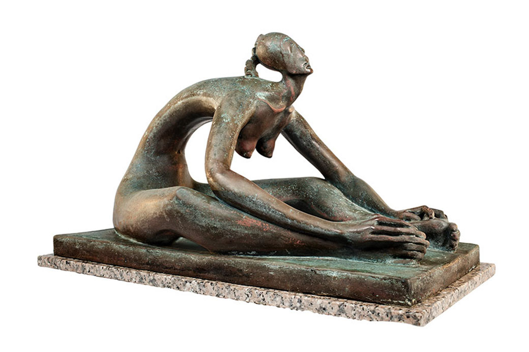 Esquizofrenia. Bronce. 46x47x78 cm. 1995. Col. Eladio de la Cruz