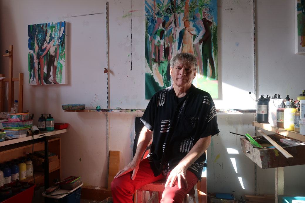 Michael Hedwig, studio, Vienna, 2024-10-30, Foto by Simina Badea