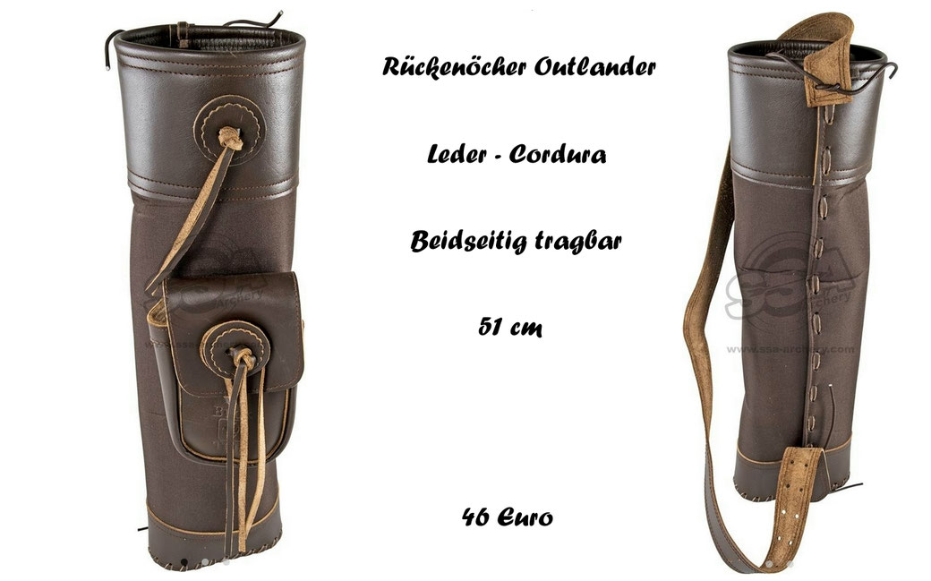 Rückenköcher aus Leder