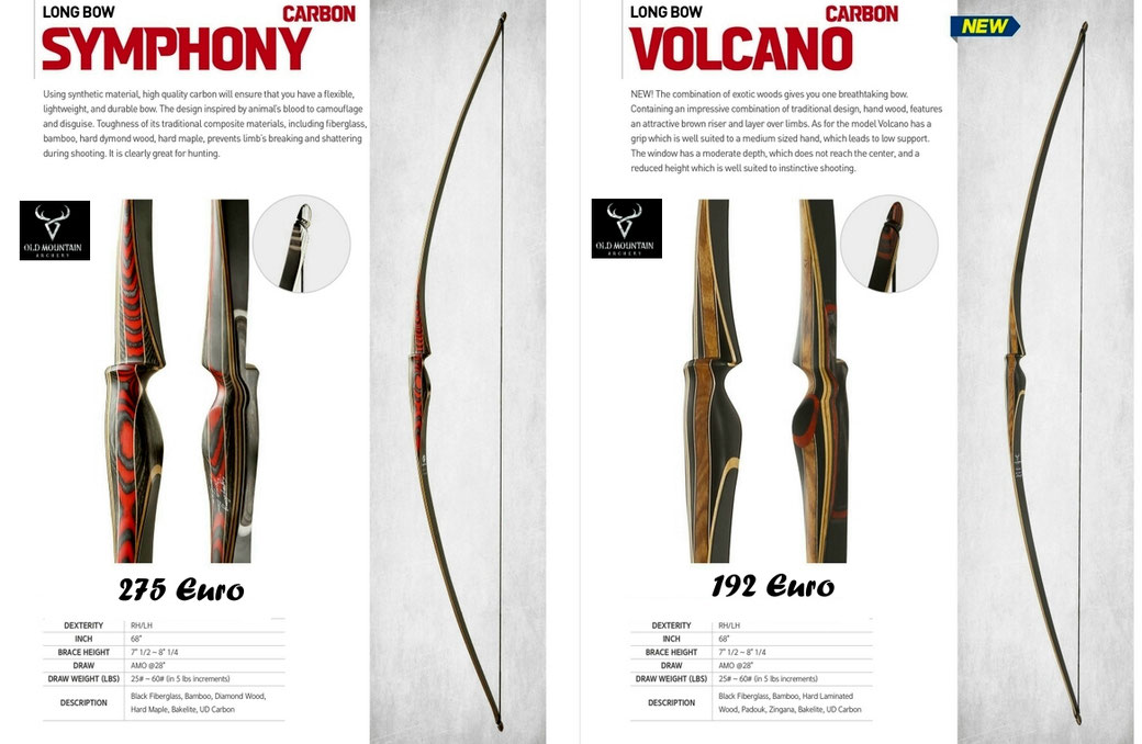 Old Mountain Langbogen, Old Mountain Longbow Symphony, Old Mountain Volcano
