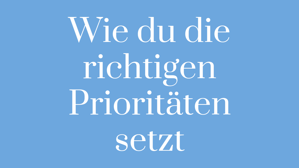 Prioritäten Prokrastination Netflix Produktivität Produktivitätshacks