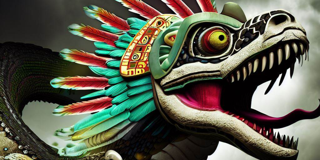 Aztec god Quetzalcotl