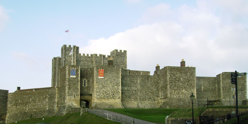 The mighty Dover Castle an impregnable fortress on the edge of England
