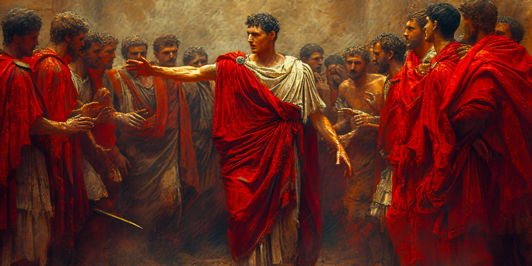 Image source: https://pixabay.com/vectors/julius-caesar-assassination-painting-4877717/