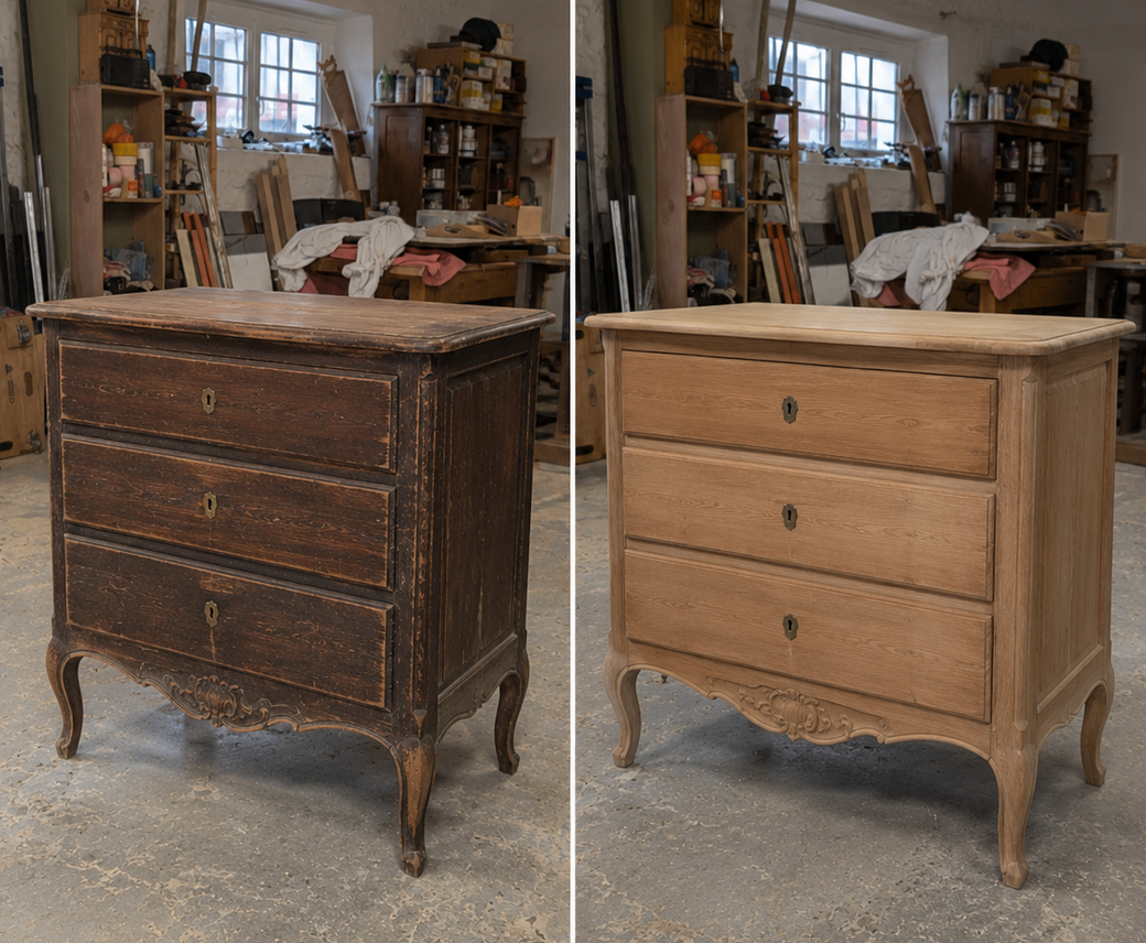 Commode aérogommée