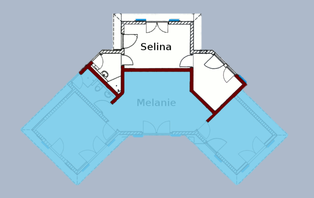 Grundriss Wohnung Selina Ferienhaus Helios Peloponnes