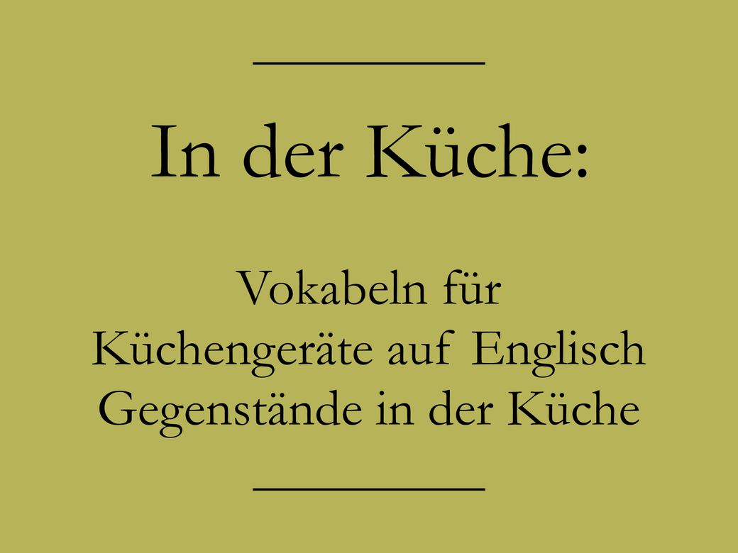 Englisch Vokabeln Englisch lernen