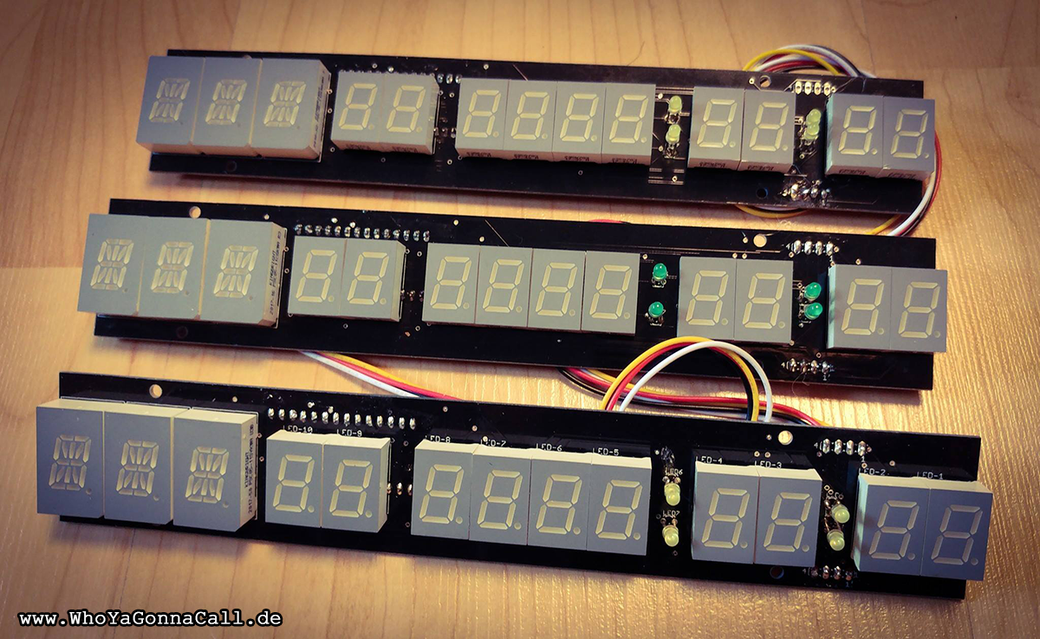 back to the future time circuit display