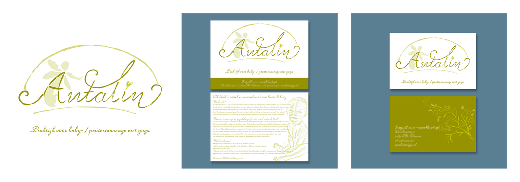 Antalin | logo | A5 folder | visitekaart