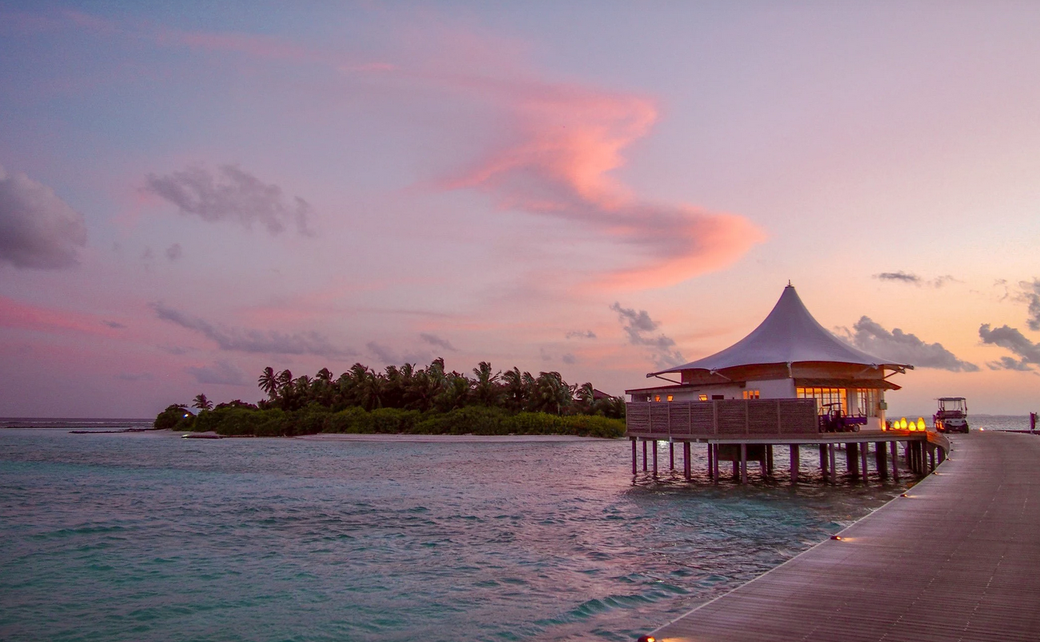 Sunset at Cinnamon Hakuraa Huraa - Maldives