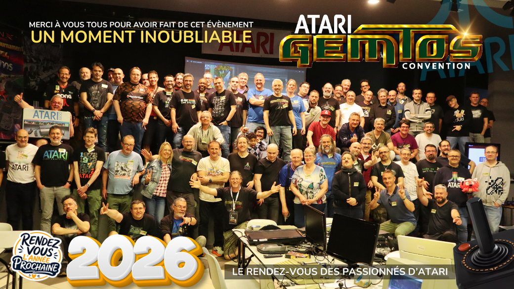ATARI GEMTOS CONVENTION 2026 - Photo de groupe