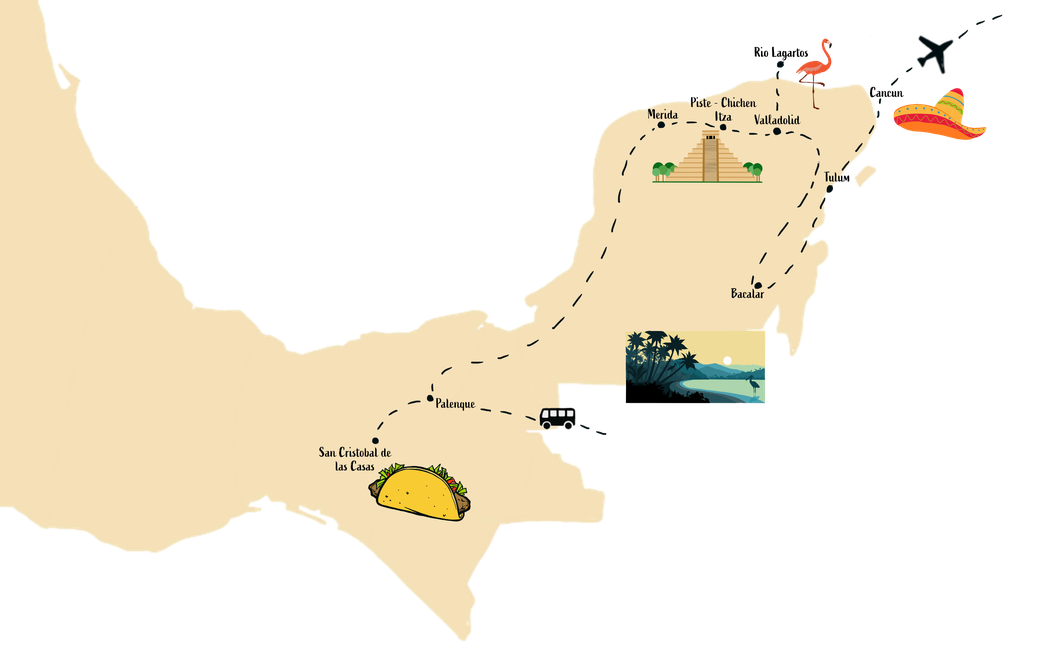 Mexiko Rundreise Reisetipps Route