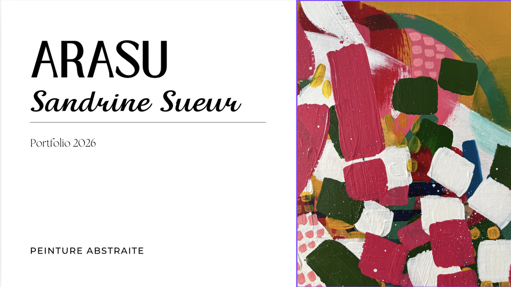 Dossier de l'artiste peintre et plasticienne Sandrine Sueur alias Arasu à destination des galeries d'art, art curateurs, et partenaires artistiques.enaires artistiques.enaires artistiquesenaires artistiques. 