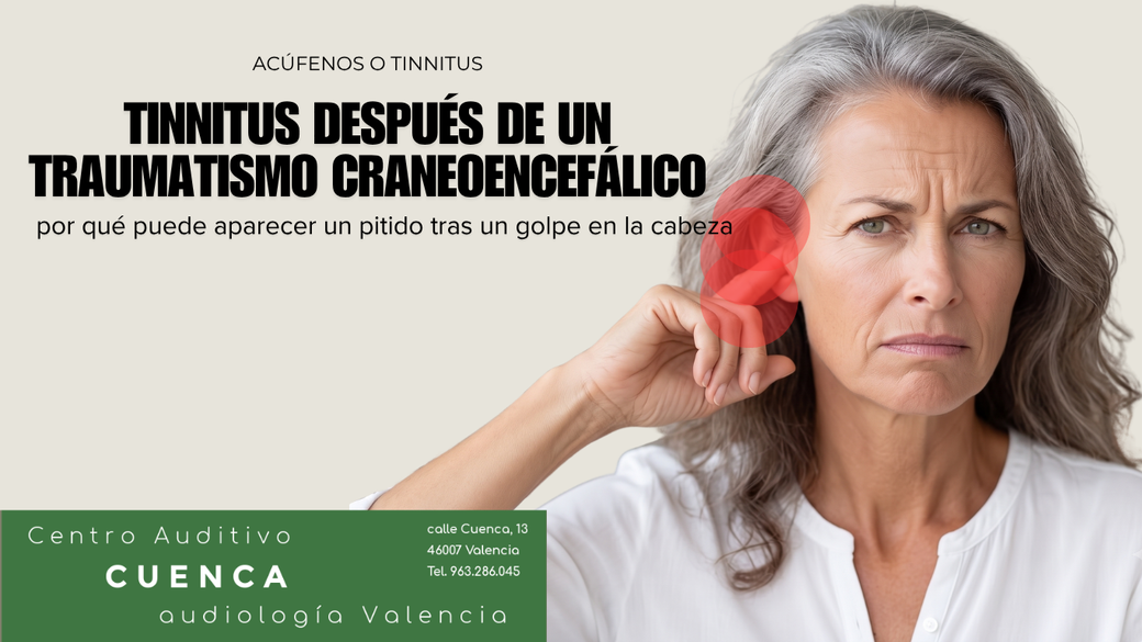 Tinnitus después de un traumatismo craneoencefálico: por qué puede aparecer un pitido tras un golpe en la cabeza.