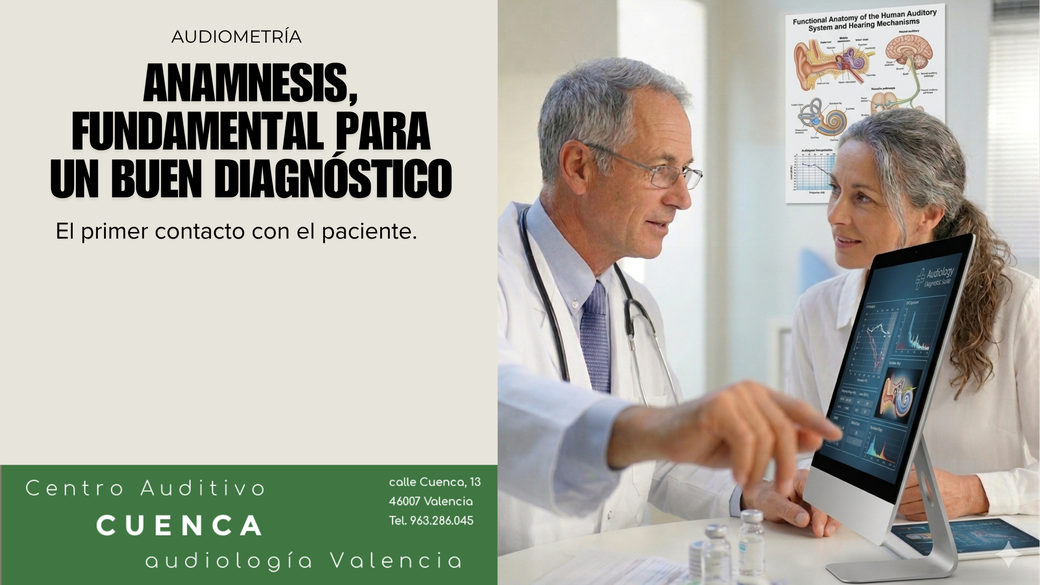 Anamnesis, fundamental para un correcto diagnóstico audiológico.
