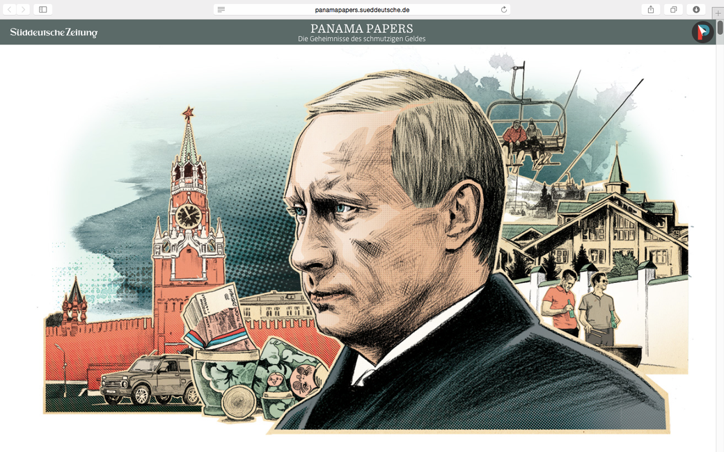 Panama Papers, Süddeutsche, Propaganda, gekaufte Journalisten, 2016, Datenleck, ICIJ, Putin, Offshore, Konten, Whistleblower, Mossack Fonseca, MossFon, Panama, Banken