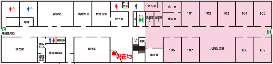 東館1階　施設レイアウト