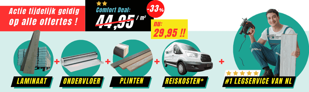 Comfort Deal all-in laminaat