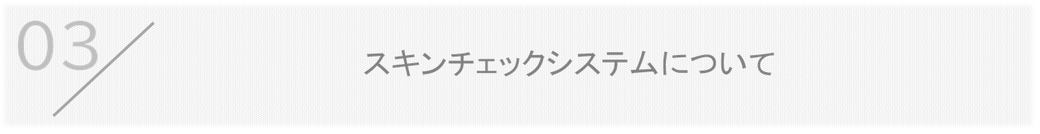 スキンチェックシステムについてのQ&A
