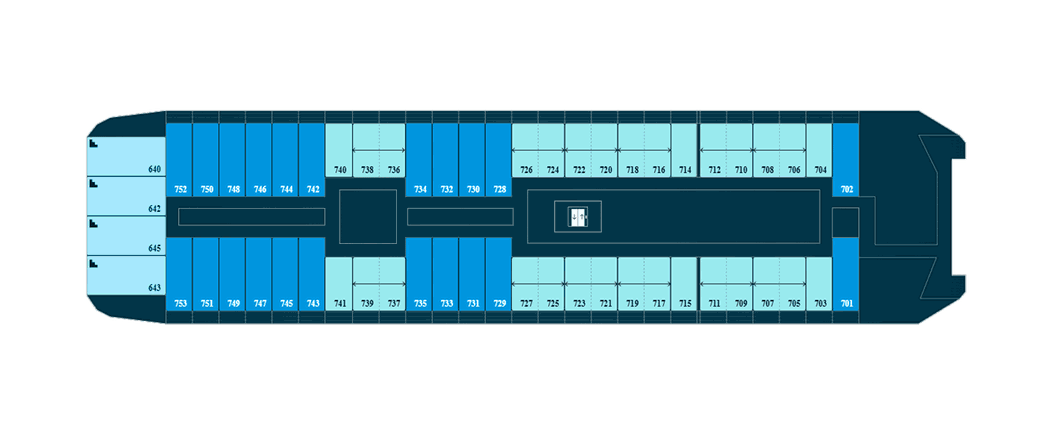Le Commandant Charcot Deckplan Deck 7