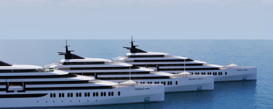 Emerald Kaia, Emerald Raiya und Emerald Xara - Buchungen für Raiya und Xara öffnen im Juni 2025