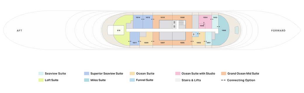 Four Seasons Yachts Four Seasons I Deckplan Deck 10