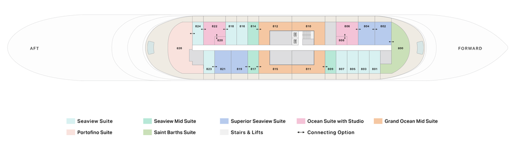 Four Seasons Yachts Four Seasons I Deckplan Deck 8