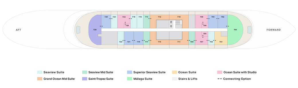 Four Seasons Yachts Four Seasons I Deckplan Deck 7