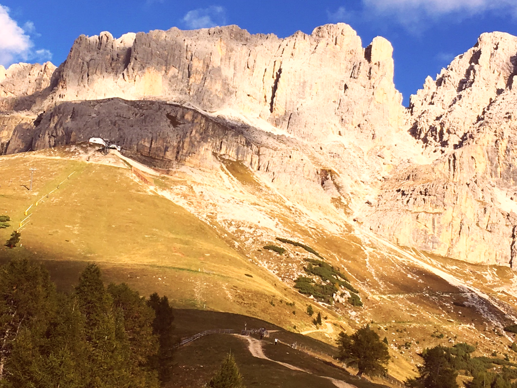 Italien Südtirol Hütten Rosengarten Welschnofen mtb-Tour