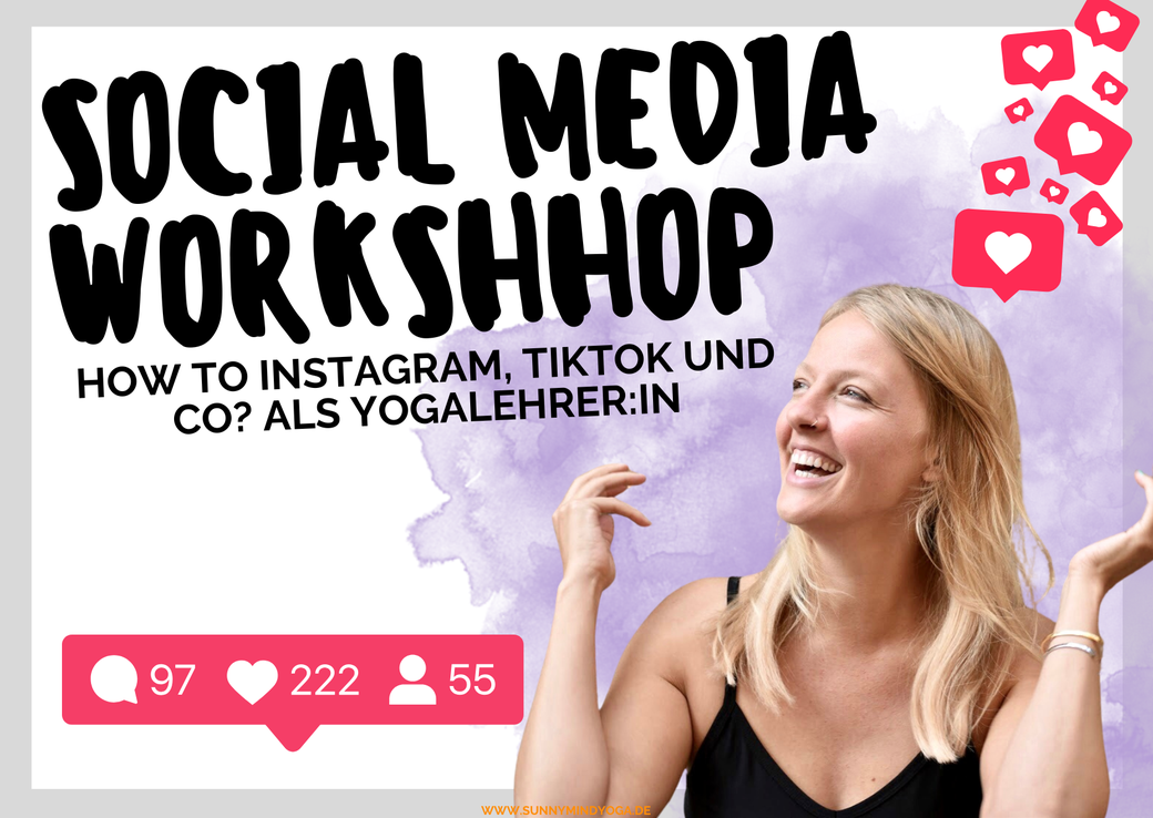 Social Media Workshop für Yogalehrer:innen online und Leverkusen