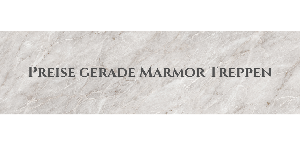 Preise gerade Marmor Treppenstufen