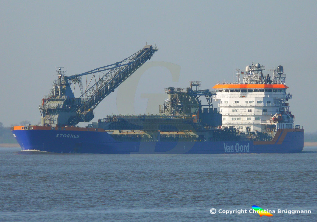 Das Fallrohrschiff (Flexible Fallpipe Vessel) STORNES