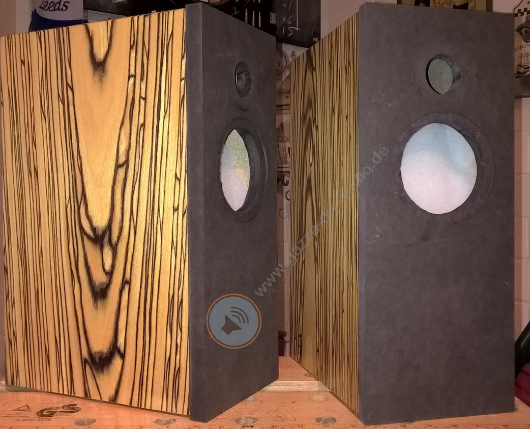 Die IceBox mit leicht verändertem Gehäuse und aufgesetzter Schallwand