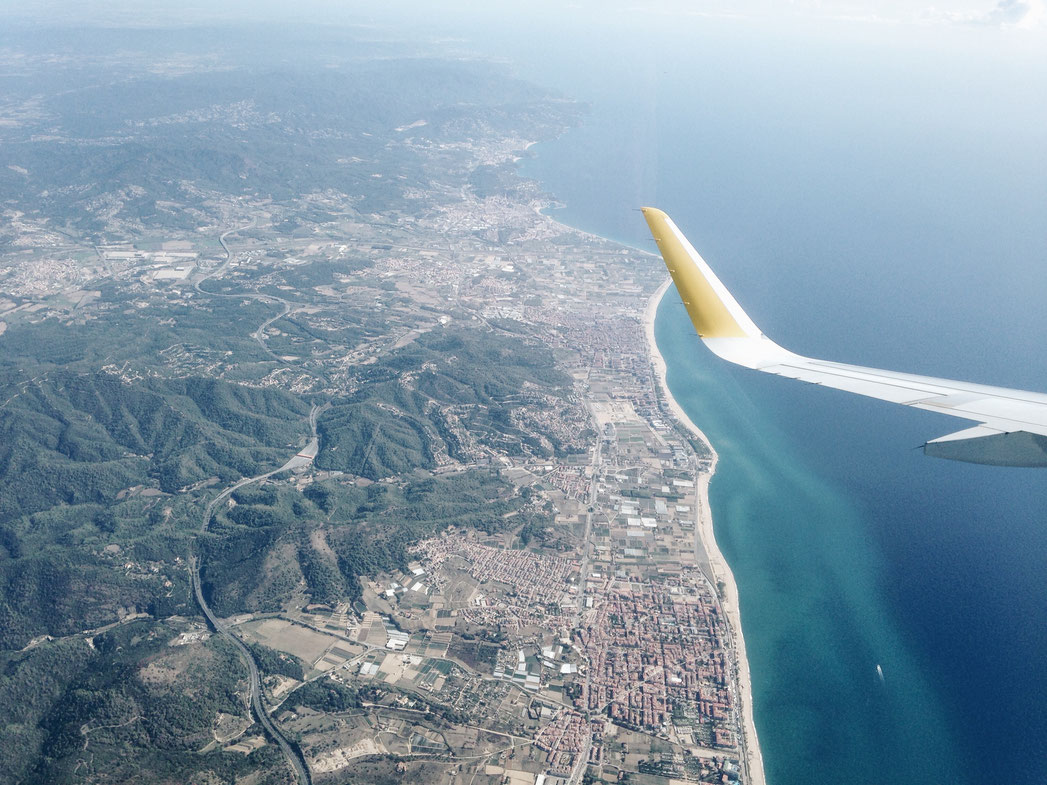 barcelone avion vol voyage escapade