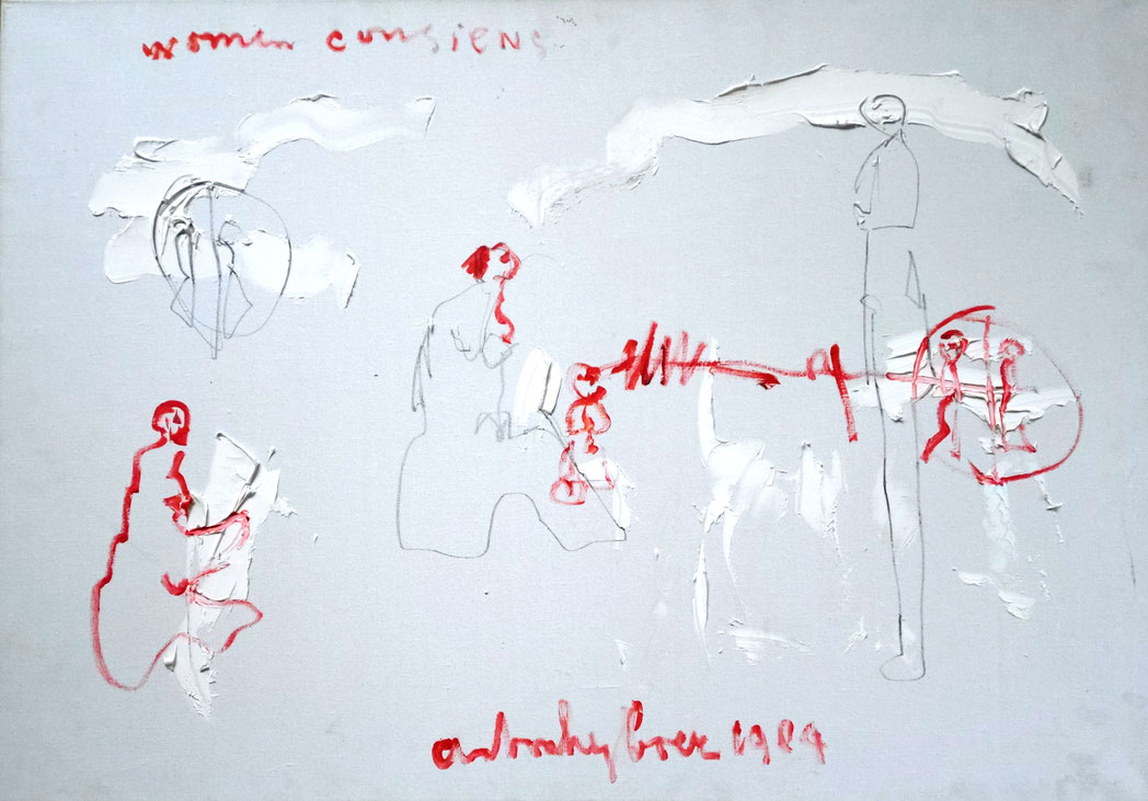 Anton Heyboer 1924-2005 ==doek 70 x 100 cm== herkomst Cobra Museum Amstelveen == 1500.-