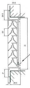 Wetterschutzgitter Typ 412