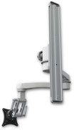ウォールトラック式モニターアーム ダブルアーム(逆向き・26.7cm×2)ASUL500i-T19-A2