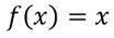 Beispiel einer linearen Funkion.
