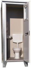 Toilettes à raccordement isolée