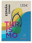 SELLO ESPAÑA - 2.018 - TURISMO - PLAYA - CHANCLA - 1,35 EUROS - COLOR MULTICOLOR - EDIFIL NÚMERO 5199 (SELLO **NUEVO SIN SEÑAL DE FIJASELLOS) 2€.