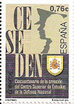 SELLO ESPAÑA - 2.014 - CINCUENTENARIO DE LA CREACIÓN DEL CESEDEN - CENTRO SUPERIOR DE ESTUDIOS DE LA DEFENSA NACIONAL - 0,76 CÉNTIMOS DE EURO - COLOR MULTICOLOR - EDIFIL NÚMERO 4905 (SELLO **NUEVO SIN SEÑAL DE FIJASELLOS). 1,25€.