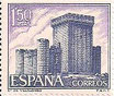 SELLO ESPAÑA - 1.969 - CASTILLOS DE ESPAÑA - MOTIVO - VILLALONSO (ZAMORA) 1,50 PESETAS - COLOR VIOLETA Y AZUL OSCURO - EDIFIL NÚMERO 1928 (SELLO **NUEVO SIN SEÑAL DE FIJASELLOS). 0,50€.