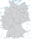 Karte zur Verbreitung des Truthuhns (Meleagris gallopavo) in Deutschland