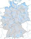 Karte zur Verbreitung der Schneeammer in Deutschland