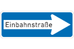 VZ 220-20 Einbahnstraße rechtsweisend